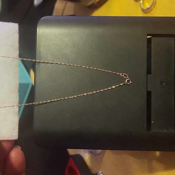 Rose Gold Necklace And Earring Set - Picture 3 of 4